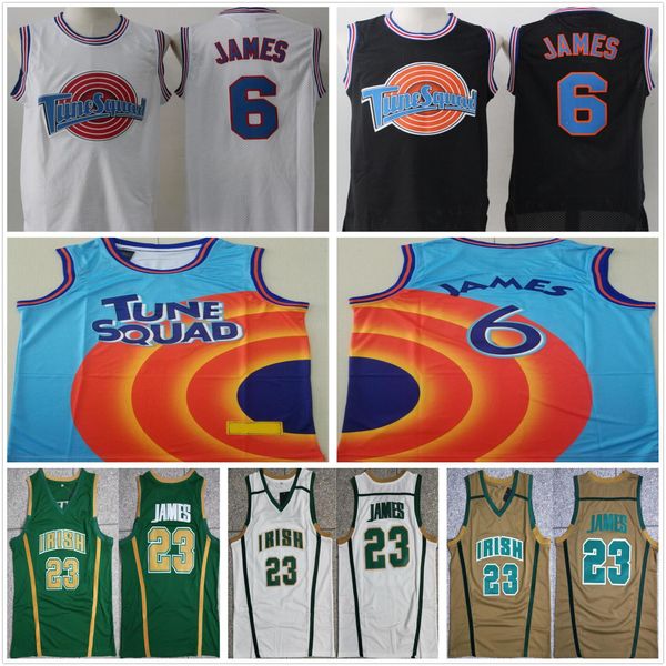 ncaa mens vintage basketball st. vincent mary high school irish #23 lebron jerseys tune squad looney monstars space jam dna stitched shirts, Black
ncaa mens vintage basketball st. vincent mary high school irish #23 lebron jerseys tune squad looney monstars space jam dna stitched shirts, Black