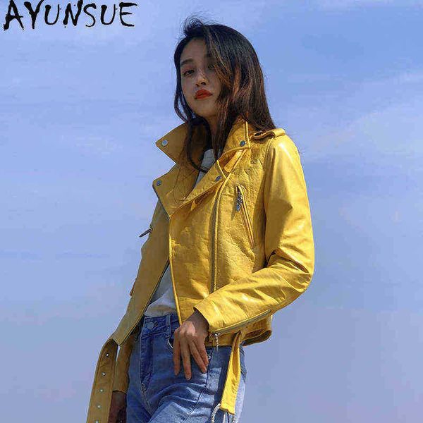 ayunsue genuine sheepskin jackets women genuine leather jackets famale fashion short jackets for women chaqueta cuero mujer sqq52 j220727, Black
ayunsue genuine sheepskin jackets women genuine leather jackets famale fashion short jackets for women chaqueta cuero mujer sqq52 j220727, Black