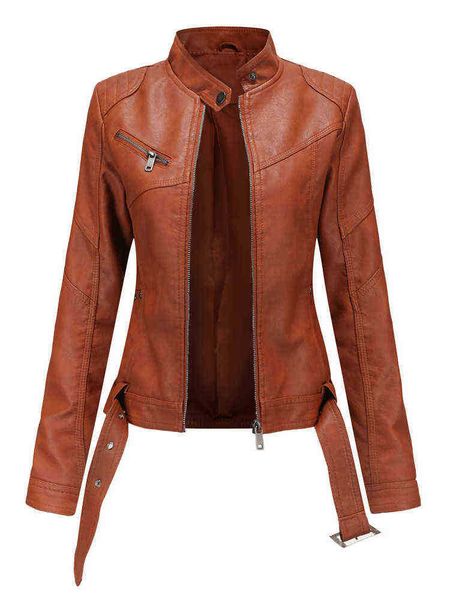 ftlzz women faux leather jacket spring autumn female pu sharpen jacket long sleeve elegant zipper moto biker windproof outrunner j220727, Black
ftlzz women faux leather jacket spring autumn female pu sharpen jacket long sleeve elegant zipper moto biker windproof outrunner j220727, Black