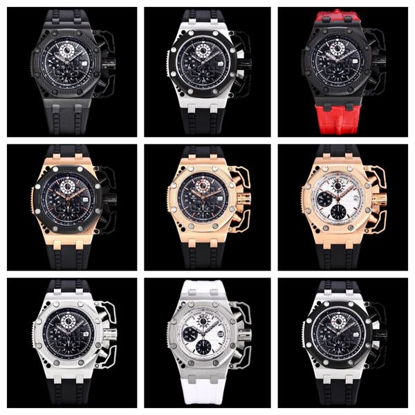 zf survivor montre de luxe mens watches 44mm chronograph machincal movement steel case rubber strap luxury watch wristwatches waterproof, Slivery;brown
zf survivor montre de luxe mens watches 44mm chronograph machincal movement steel case rubber strap luxury watch wristwatches waterproof, Slivery;brown