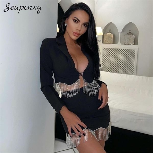 two piece dress highquality womens short suit jacket mini skirt 2 twopiece set tassel high waist slim autumn 221112, White
two piece dress highquality womens short suit jacket mini skirt 2 twopiece set tassel high waist slim autumn 221112, White