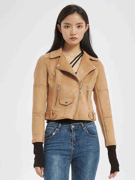 fmfssom 2022 spring pu suede jacket frayed faux leather short coat female autumn pockets high street zipper fashion outwear j220727, Black
fmfssom 2022 spring pu suede jacket frayed faux leather short coat female autumn pockets high street zipper fashion outwear j220727, Black