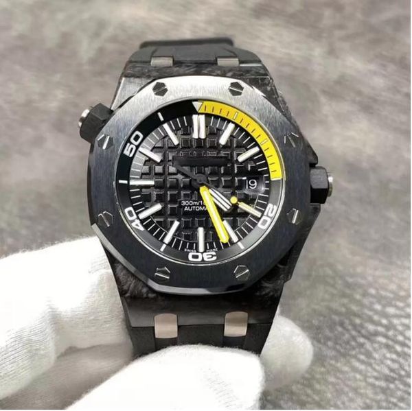15706 carbon fiber mens watch ipf factory ceramic bezel black dial swiss 3120 automatic 28800vph sapphire crystal luxury wristwatch water re, Slivery;brown
15706 carbon fiber mens watch ipf factory ceramic bezel black dial swiss 3120 automatic 28800vph sapphire crystal luxury wristwatch water re, Slivery;brown