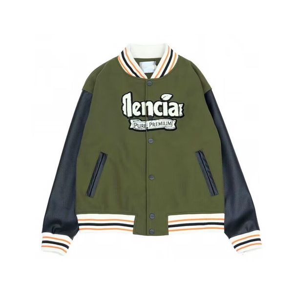 2022 varsity baseball jacket men women embroidery bb paris stitching high street jacket coats, Black;brown
2022 varsity baseball jacket men women embroidery bb paris stitching high street jacket coats, Black;brown