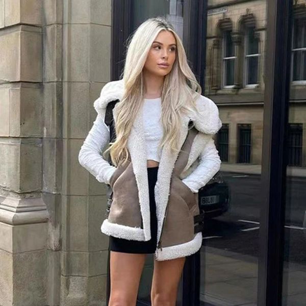 women's vests zip up stand collar autumn winter fleece vest coat women fashion jacket sleeveless waistcoat coat ladies warm outwear 221, Black;white
women's vests zip up stand collar autumn winter fleece vest coat women fashion jacket sleeveless waistcoat coat ladies warm outwear 221, Black;white