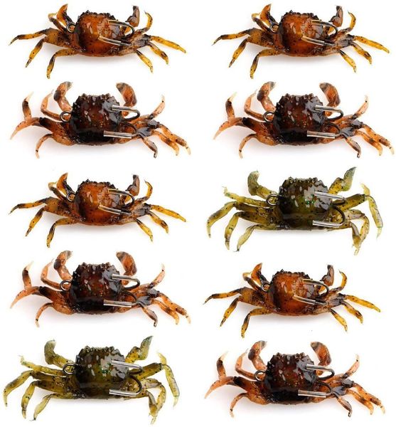 baits lures thornsline 10 pcs artificial crab lure bait 3d simulation fishing with sharp hooks 8cm 35g tool pesca 221111
baits lures thornsline 10 pcs artificial crab lure bait 3d simulation fishing with sharp hooks 8cm 35g tool pesca 221111