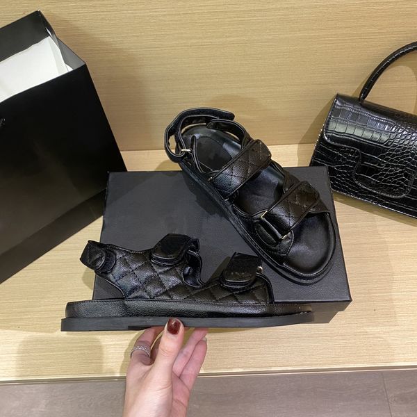 dad sandals grandad sandal genuine leather quilted buckle caviar luxury chain gold women slippers crystal calf platform summer beach slipper, Black
dad sandals grandad sandal genuine leather quilted buckle caviar luxury chain gold women slippers crystal calf platform summer beach slipper, Black