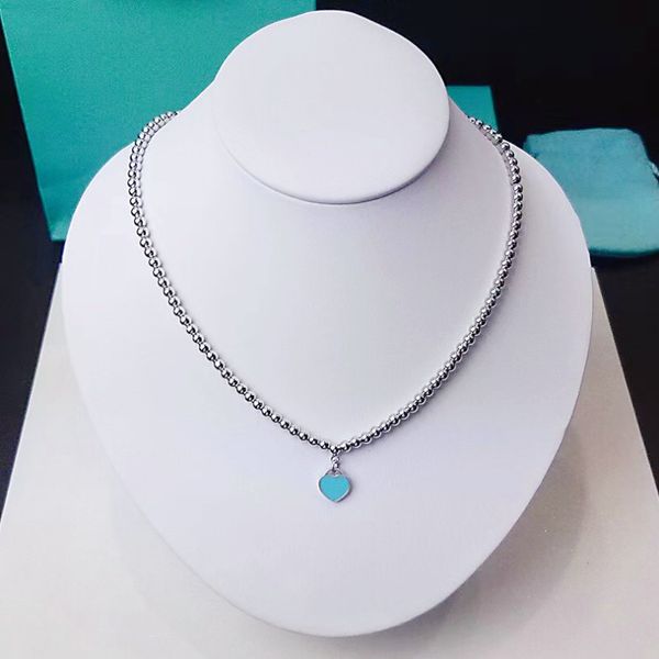 luxury bracelet necklace set heart shaped bead chain classic designer women fashion jewelry original gift 316l stainless steel, Silver
luxury bracelet necklace set heart shaped bead chain classic designer women fashion jewelry original gift 316l stainless steel, Silver