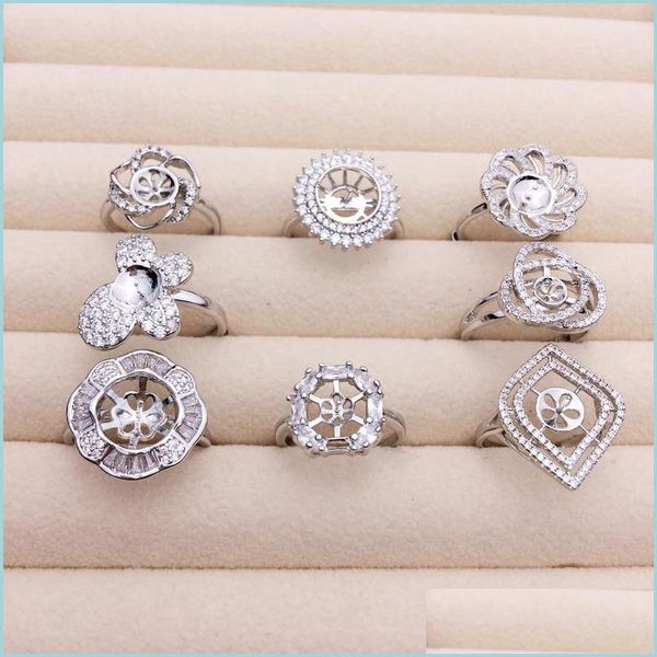 jewelry settings pearl ring settings zircon sier rings diy for women suitable 79mm adjustable size jewelry wedding drop delivery dhzte, Slivery;crystal
jewelry settings pearl ring settings zircon sier rings diy for women suitable 79mm adjustable size jewelry wedding drop delivery dhzte, Slivery;crystal