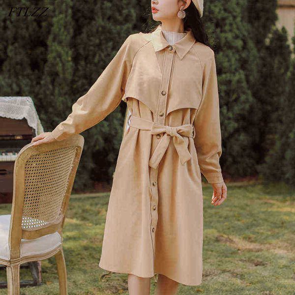ftlzz 2022 new spring autumn women single breasted long trench coat with belt streetwear female loose kaki windbreaker j220727, Black
ftlzz 2022 new spring autumn women single breasted long trench coat with belt streetwear female loose kaki windbreaker j220727, Black