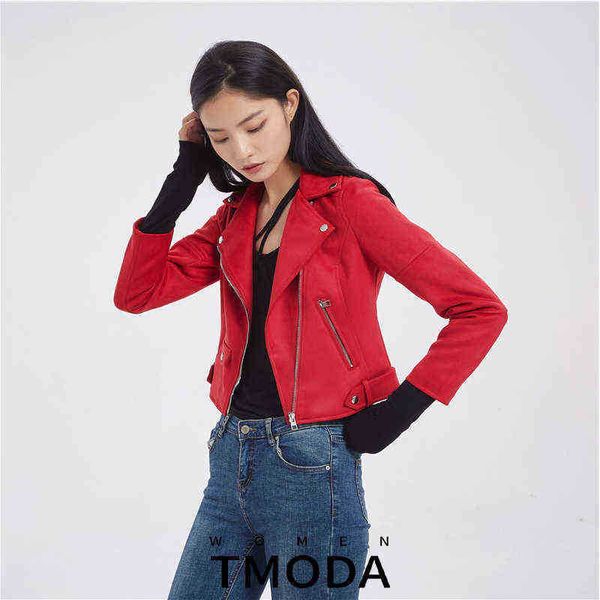 tmoda2175 2022 women autumn winter suede faux leather jackets lady fashion matte motorcycle jacket streetwear zipper outerwear j220727, Black
tmoda2175 2022 women autumn winter suede faux leather jackets lady fashion matte motorcycle jacket streetwear zipper outerwear j220727, Black