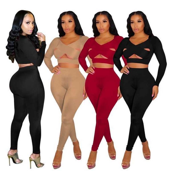 womens two piece pants set designer round neck personalized hollow out cross slim suit, White
womens two piece pants set designer round neck personalized hollow out cross slim suit, White