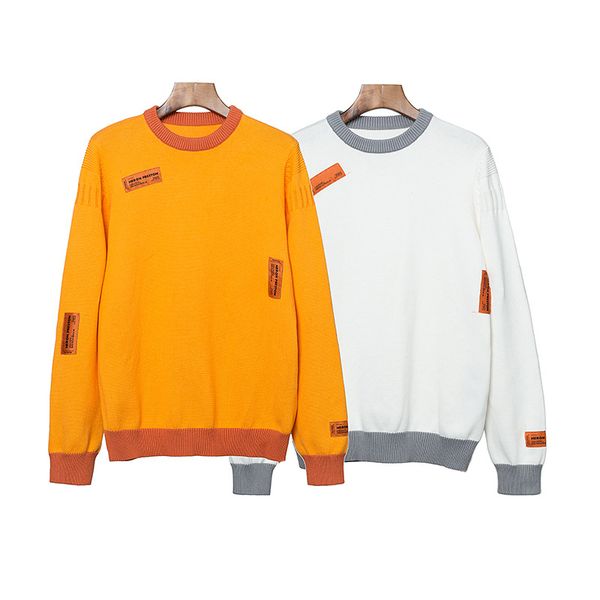 designer mens casual sweater womens fashion label knit wear couples autumn winter loose fit knitted jumper asian size s-xl, White;black
designer mens casual sweater womens fashion label knit wear couples autumn winter loose fit knitted jumper asian size s-xl, White;black