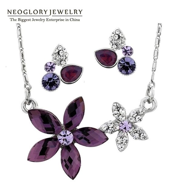 wedding jewelry sets purple crystal flower necklace earrings fashion indian charm brand birthday gifts wholesale 221109, Slivery;golden
wedding jewelry sets purple crystal flower necklace earrings fashion indian charm brand birthday gifts wholesale 221109, Slivery;golden