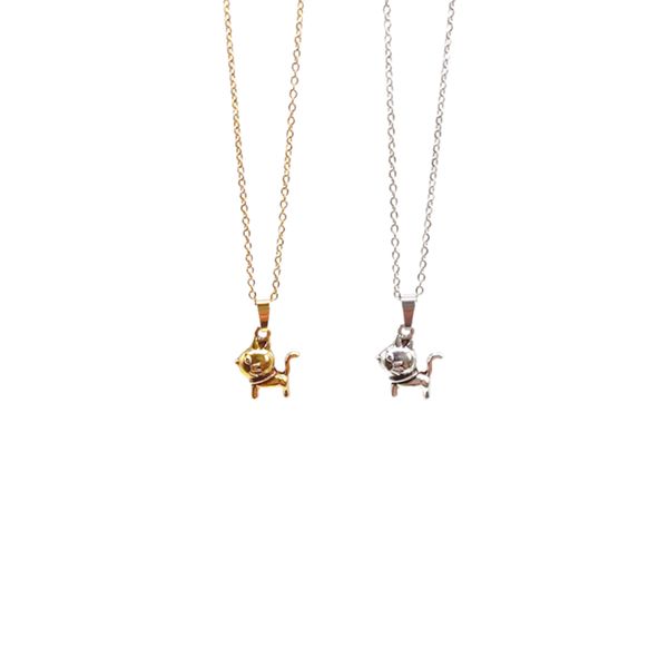 wjzb fashion cute cat necklace retro style punk stainless steel pendant necklaces jewelry wholesale, Silver
wjzb fashion cute cat necklace retro style punk stainless steel pendant necklaces jewelry wholesale, Silver