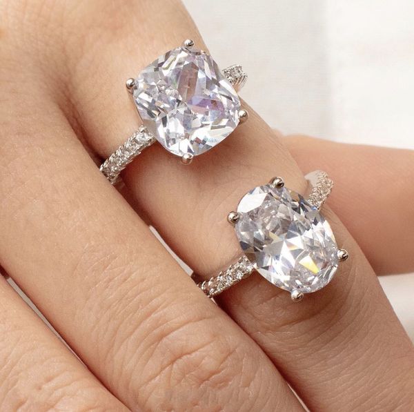 925 sterling silver wedding rings finger oval cut 3ct diamond rings for women engagement jewelry, Slivery;golden
925 sterling silver wedding rings finger oval cut 3ct diamond rings for women engagement jewelry, Slivery;golden