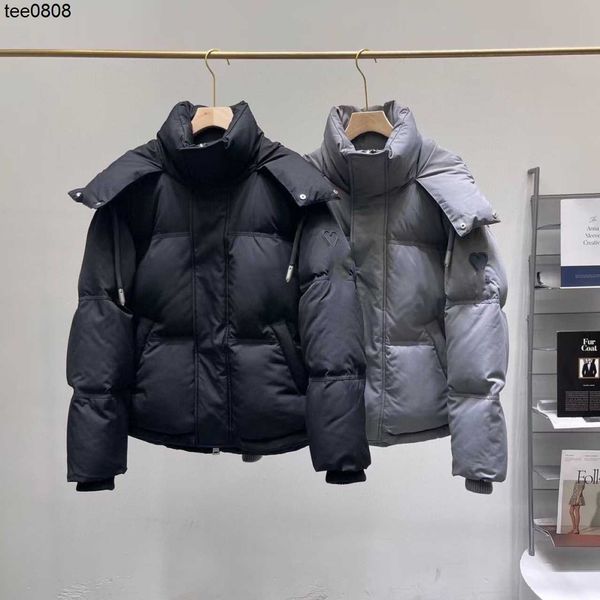 amis new solid color glue pressing love small arc hem hooded lovers' thickened down jacket winter necessities, Black
amis new solid color glue pressing love small arc hem hooded lovers' thickened down jacket winter necessities, Black