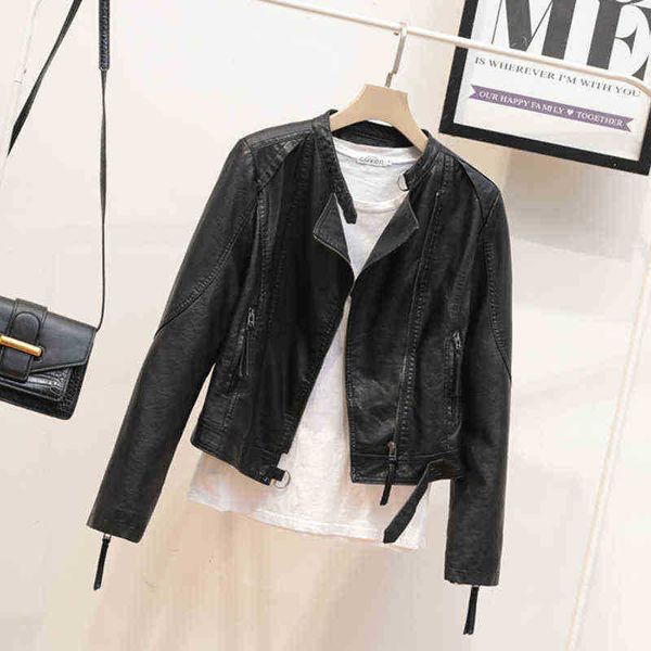 sedutmo autumn slim pu leather jacket women short punk jacket spring biker motorcycle casual outerwear ed1676 j220727, Black
sedutmo autumn slim pu leather jacket women short punk jacket spring biker motorcycle casual outerwear ed1676 j220727, Black