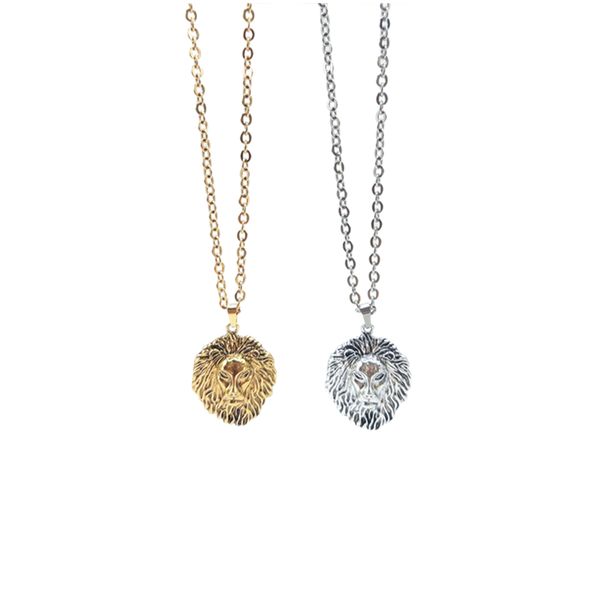 fashion lion head pendant necklaces vintage punk stainless steel sweater chain necklaces jewelry wholesale, Silver
fashion lion head pendant necklaces vintage punk stainless steel sweater chain necklaces jewelry wholesale, Silver
