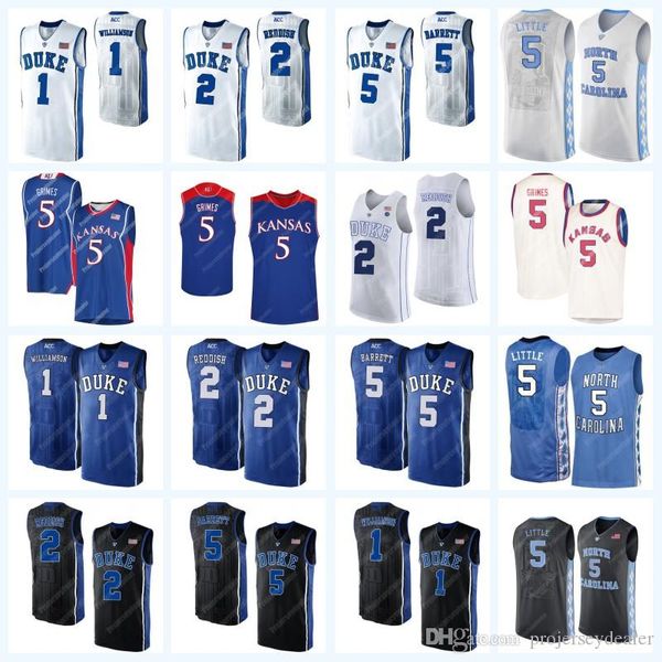 1 zion williamson 5 r.j. barrett 2 cameron reddish 5 nassir little 5 quentin grimes kansas jayhawks ncaa college basketball jersey stitched, Black
1 zion williamson 5 r.j. barrett 2 cameron reddish 5 nassir little 5 quentin grimes kansas jayhawks ncaa college basketball jersey stitched, Black