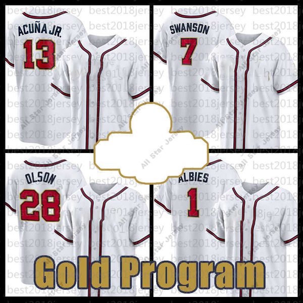 baseball jerseys 2022 gold program 13 ronald acuna jr. 7 dansby swanson baseball jersey matt olson mens ozzie albies women austin riley yout, Blue;black
baseball jerseys 2022 gold program 13 ronald acuna jr. 7 dansby swanson baseball jersey matt olson mens ozzie albies women austin riley yout, Blue;black