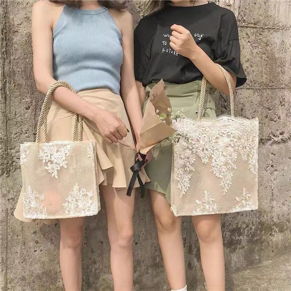 fashion lace bag light vintage lucency one shoulder tote shopping bag stylish mini bags
fashion lace bag light vintage lucency one shoulder tote shopping bag stylish mini bags