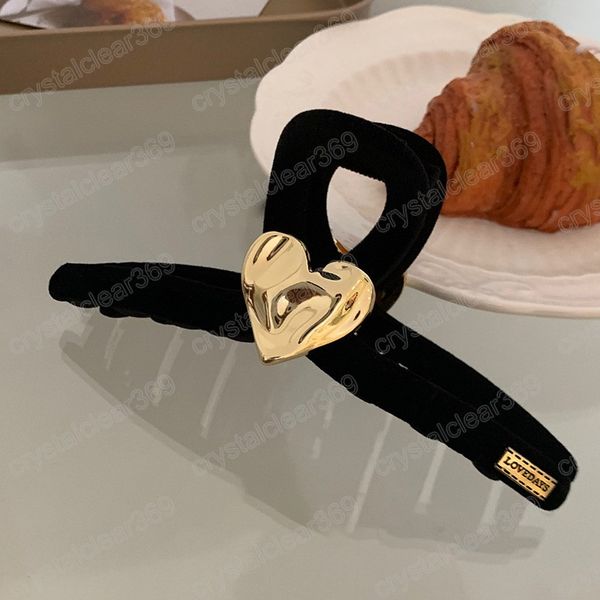 women retro big uneven metal love hair claws elegant black hairpins barrette headwear girls hair accessories, Slivery;white
women retro big uneven metal love hair claws elegant black hairpins barrette headwear girls hair accessories, Slivery;white