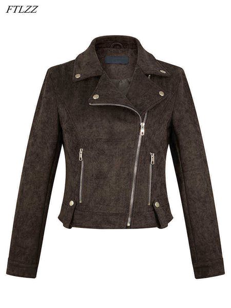 ftlzz new spring autumn women slim faux suede leather jacket streetwear female moto biker punk jacket ladies pink runaway j220727, Black
ftlzz new spring autumn women slim faux suede leather jacket streetwear female moto biker punk jacket ladies pink runaway j220727, Black