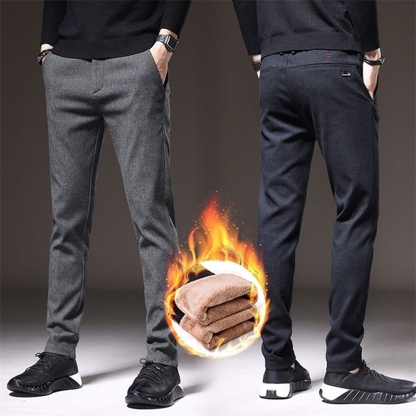 mens pants brand clothing winter fleece warm thick men business fashion stretch velvet black gray blue casual trousers plus size 38 221113
mens pants brand clothing winter fleece warm thick men business fashion stretch velvet black gray blue casual trousers plus size 38 221113