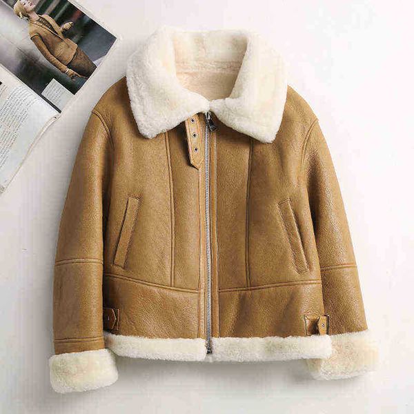 2022 new autumn winter women jackets real sheepskin with 100 wool lining double face mh3895l j220727, Black
2022 new autumn winter women jackets real sheepskin with 100 wool lining double face mh3895l j220727, Black