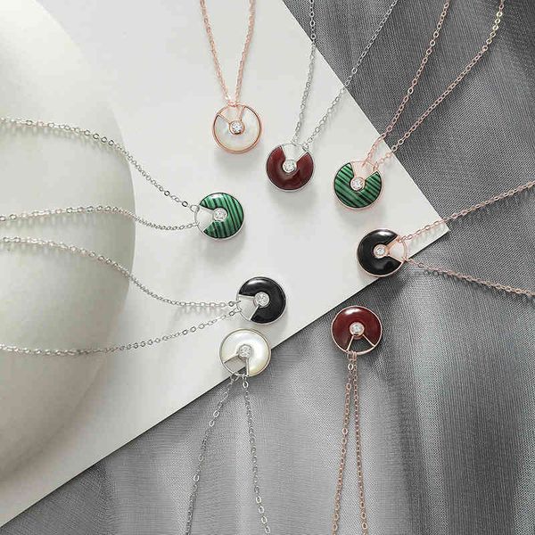designer compare with the original cs925 silver amulet necklace red agate white mother shell fashion kajia22nian, Black
designer compare with the original cs925 silver amulet necklace red agate white mother shell fashion kajia22nian, Black