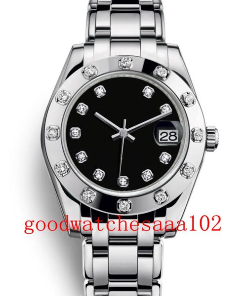 elling new quality watch women's wristwatches 31mm black dial 178344 178344-0057 178344-0052 automatic 2813 movement 18k white gold wit, Slivery;brown
elling new quality watch women's wristwatches 31mm black dial 178344 178344-0057 178344-0052 automatic 2813 movement 18k white gold wit, Slivery;brown