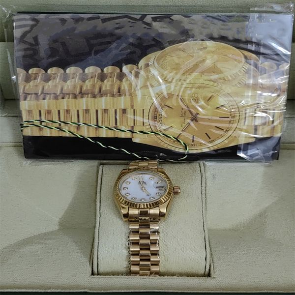 with original box seller women watch lady size 26mm girl sapphire glass wristwatch 2813 movement automatic mechanical movement watches 20236, Slivery;brown
with original box seller women watch lady size 26mm girl sapphire glass wristwatch 2813 movement automatic mechanical movement watches 20236, Slivery;brown
