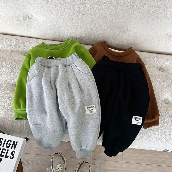 snpbaby kid's sports trousers boys' pants handsome sweatpants trouser children's clothing casual big children's plus vel, Blue
snpbaby kid's sports trousers boys' pants handsome sweatpants trouser children's clothing casual big children's plus vel, Blue
