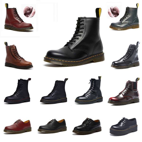 designer dr doc martins boots winter leather fur womens mens snow luxury booties ankle half navy blue red bordeaux booties 2976 1460 triple, Black
designer dr doc martins boots winter leather fur womens mens snow luxury booties ankle half navy blue red bordeaux booties 2976 1460 triple, Black