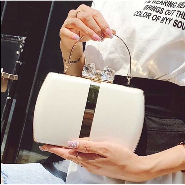 dress bag new versatile rhinestone handbag women's portable banquet chain messenger set dinner bag