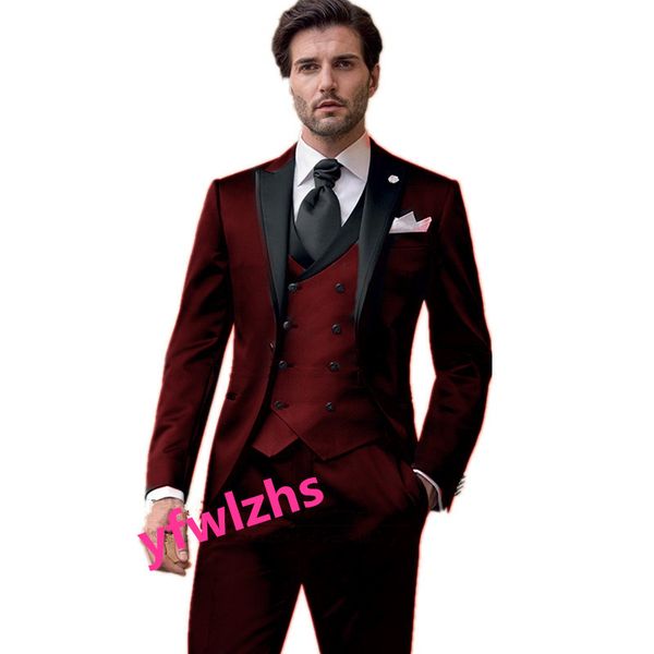 customize tuxedo one button handsome peak lapel groom tuxedos men suits wedding/prom/dinner man blazer jacket pants tie vest w1205, Black;gray
customize tuxedo one button handsome peak lapel groom tuxedos men suits wedding/prom/dinner man blazer jacket pants tie vest w1205, Black;gray