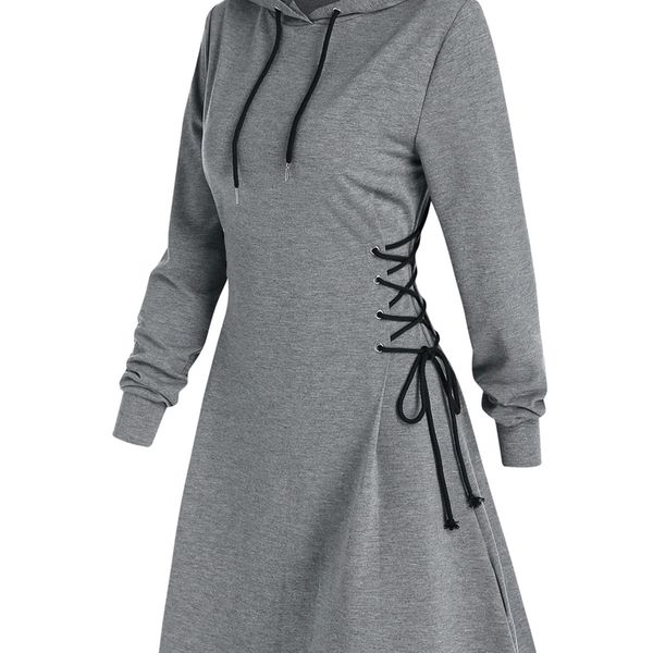 party dresses casual women long sleeve autumn drawstring lace up mini hoodie vestidos femme gothic fashion streetwear 221113, White;black
party dresses casual women long sleeve autumn drawstring lace up mini hoodie vestidos femme gothic fashion streetwear 221113, White;black