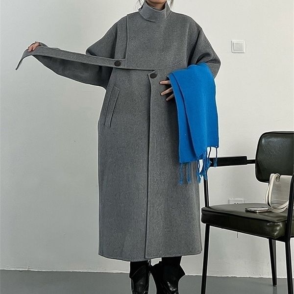 womens wool blends eam loose fit gray big size long warm ribbon woolen coat parkas sleeve women fashion autumn winter 1df0218 221113, Black
womens wool blends eam loose fit gray big size long warm ribbon woolen coat parkas sleeve women fashion autumn winter 1df0218 221113, Black