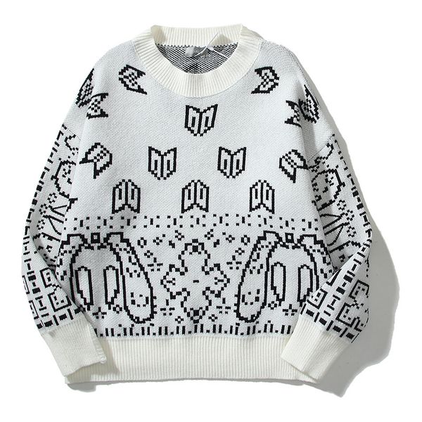 high street sweaters knitted oversized men womens print pullover hip hop sweater streetwear casual loose men
high street sweaters knitted oversized men womens print pullover hip hop sweater streetwear casual loose men
