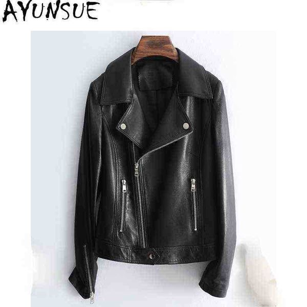 ayunsue natural sheepskin jackets famale black leather jacket women new autumn outerwear woman vest cuir femme 2021 sqq17 j220727
ayunsue natural sheepskin jackets famale black leather jacket women new autumn outerwear woman vest cuir femme 2021 sqq17 j220727