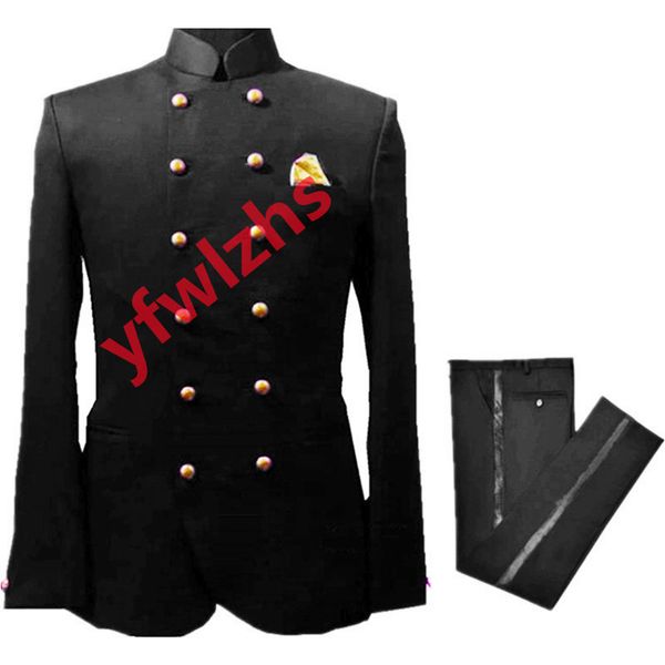 handsome double-breasted groom tuxedos mandarin lapel groomsmen man suit mens wedding/prom/dinner suits bridegroom jacket pants tie b268, Black;gray
handsome double-breasted groom tuxedos mandarin lapel groomsmen man suit mens wedding/prom/dinner suits bridegroom jacket pants tie b268, Black;gray