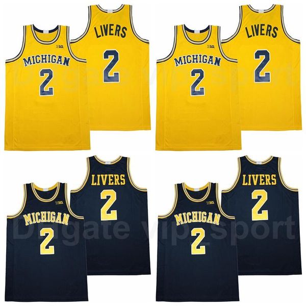 ncaa michigan wolverines basketball 2 isaiah livers college jersey university team color navy blue yellow pure cotton breathable high/good, Black
ncaa michigan wolverines basketball 2 isaiah livers college jersey university team color navy blue yellow pure cotton breathable high/good, Black