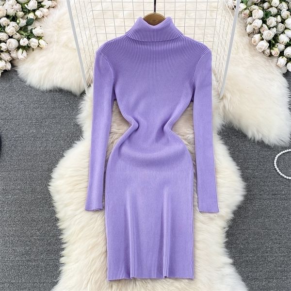 party dresses elegant turtleneck long sleeve knit bodycon pencil dress slim basic fashion sweater vestido women autumn winter clothing 22111, White;black
party dresses elegant turtleneck long sleeve knit bodycon pencil dress slim basic fashion sweater vestido women autumn winter clothing 22111, White;black