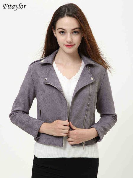 fitaylor spring autumn women moto biker slim faux suede leather jacket streetwear female zipper lapels slim fit jacket lady outfit j220727, Black
fitaylor spring autumn women moto biker slim faux suede leather jacket streetwear female zipper lapels slim fit jacket lady outfit j220727, Black
