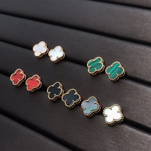 brand van mini clover earrings stud mother of pearl 18K gold elegant women earring jewelry gift218g
brand van mini clover earrings stud mother of pearl 18K gold elegant women earring jewelry gift218g