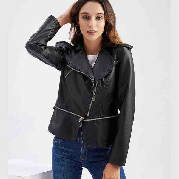 2022 new autumn winter fashion women motorcycle jacket casual biker female jacket pu leather outfit detachable zoom clothing j220727, Black
2022 new autumn winter fashion women motorcycle jacket casual biker female jacket pu leather outfit detachable zoom clothing j220727, Black