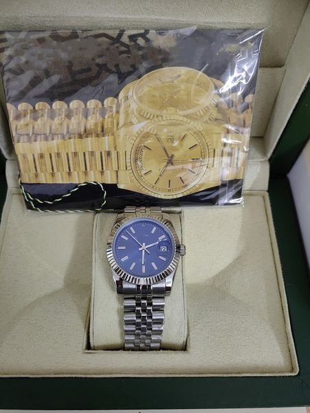completely new watch 41mm new release 2023 mint blue jubilee fluted full set bp automatic mechanical sapphire glass men watches waterproof o, Slivery;brown
completely new watch 41mm new release 2023 mint blue jubilee fluted full set bp automatic mechanical sapphire glass men watches waterproof o, Slivery;brown