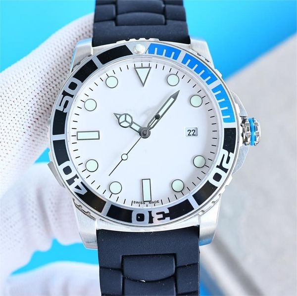 luxury men watch 41mm mechanical automatic movement watchs ceramic bezel sapphire watches leather strap luminous wristwatch optional waterpr, Slivery;brown
luxury men watch 41mm mechanical automatic movement watchs ceramic bezel sapphire watches leather strap luminous wristwatch optional waterpr, Slivery;brown