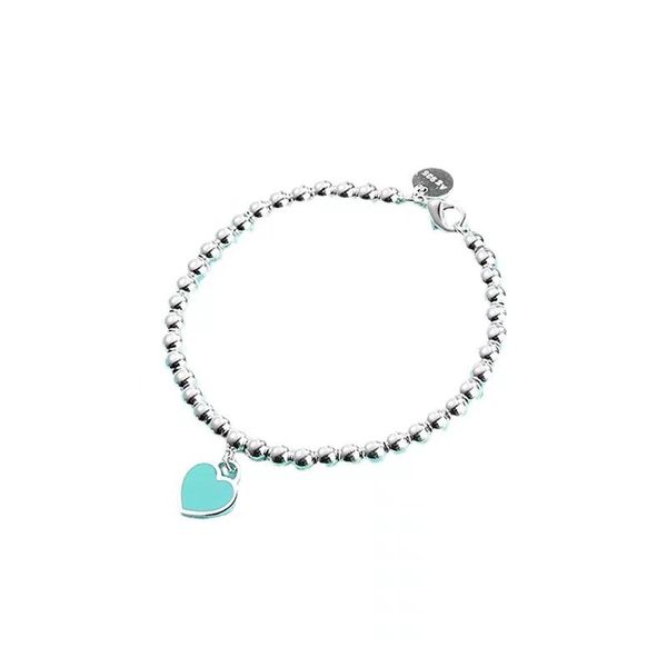 new bracelet necklace set heart shaped bead chain classic women fashion jewelry original gift 316l stainless steel factory wholesale and ret, Silver
new bracelet necklace set heart shaped bead chain classic women fashion jewelry original gift 316l stainless steel factory wholesale and ret, Silver